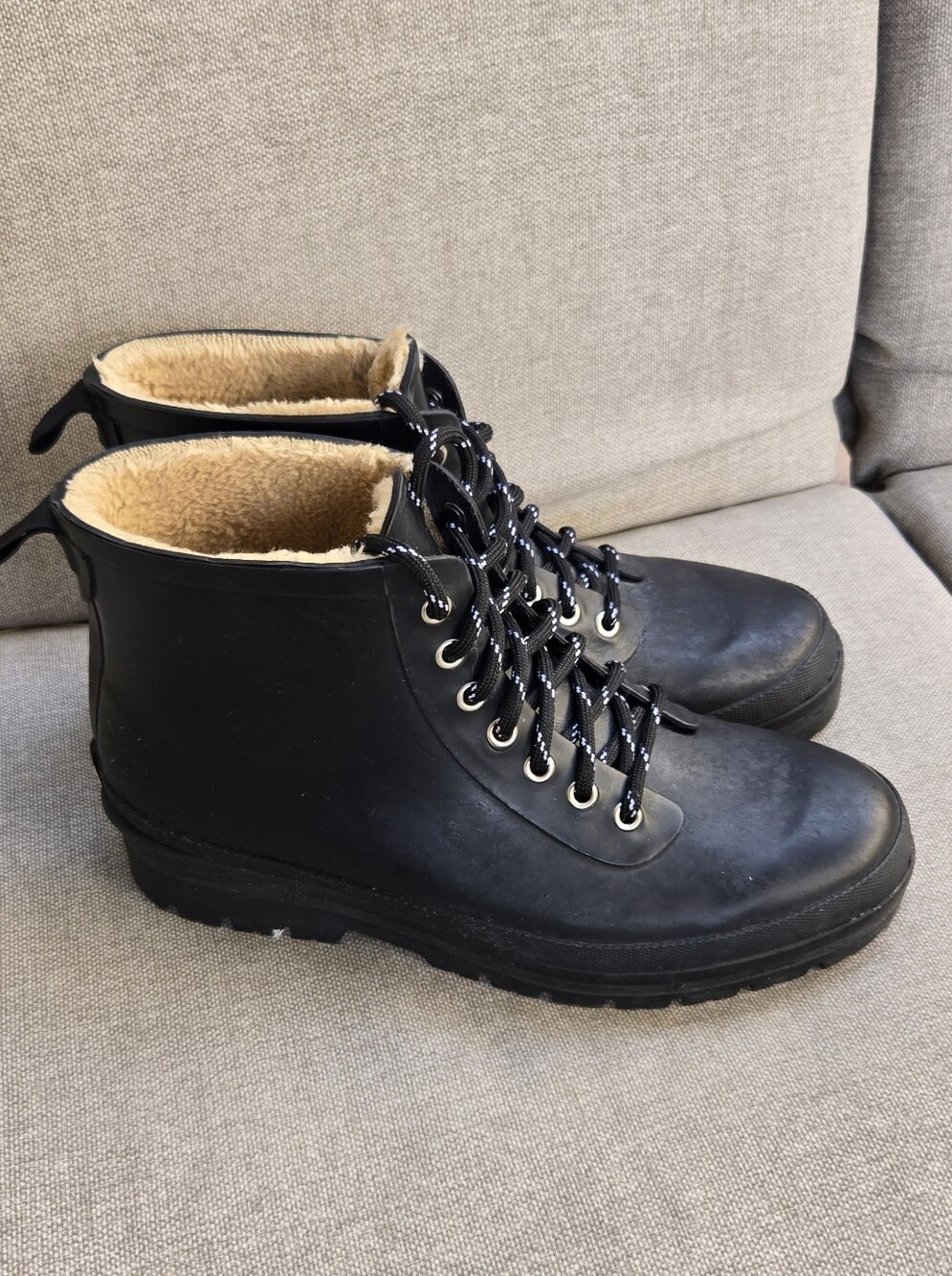 Chooka Women's Black Winter Lace-Up Boots